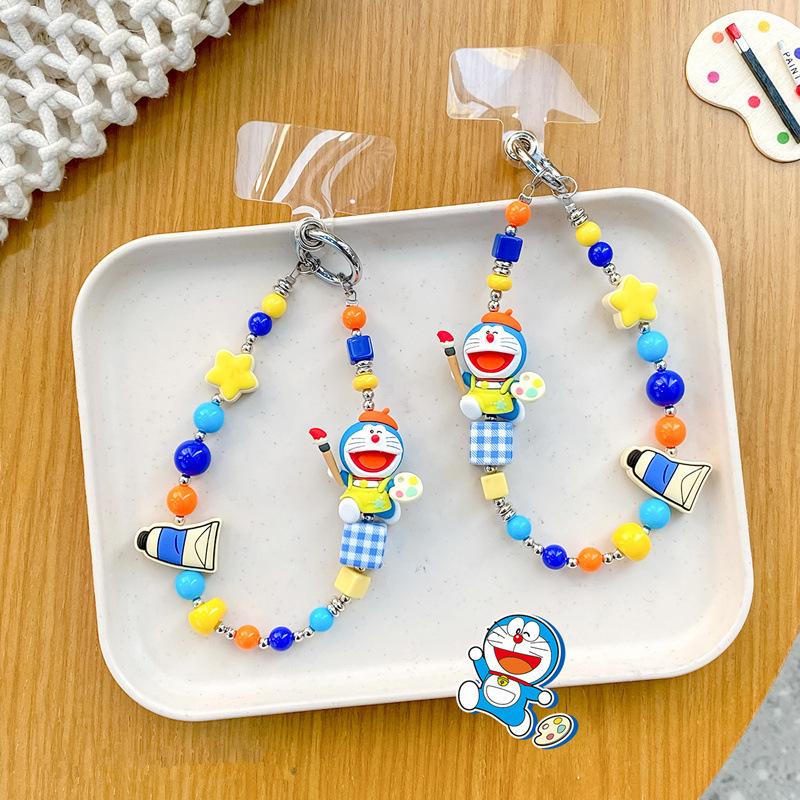 Phone Accessories Supplier - Doraemon Cartoon Mobile Phone Bead Hanging
