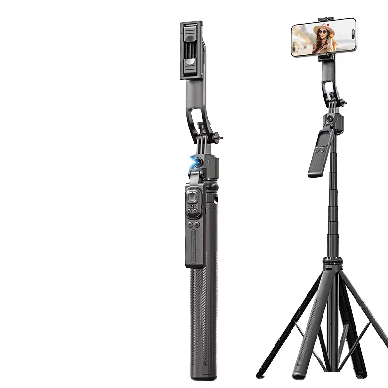 Selfie Stick Tripod - C17 Foldable AI Face Tracking Gimbal