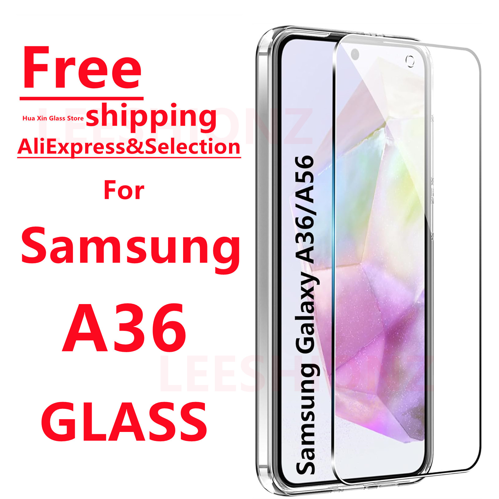 Phone Accessories Display - 1/4 Pcs for Samsung A36 Tempered