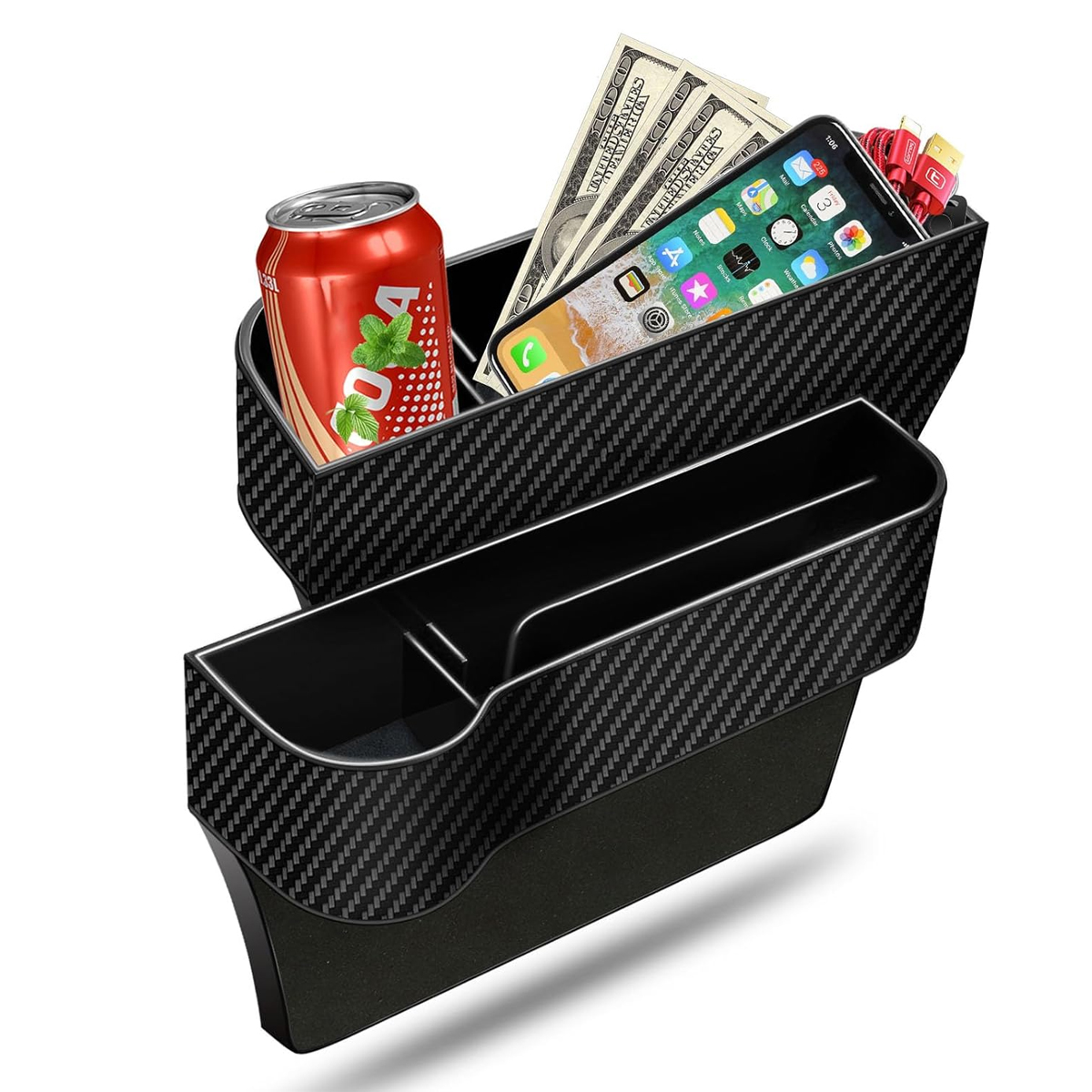 Phone Accessories For Your Car - Car Seat Gap Storage Box, Multi-functional
