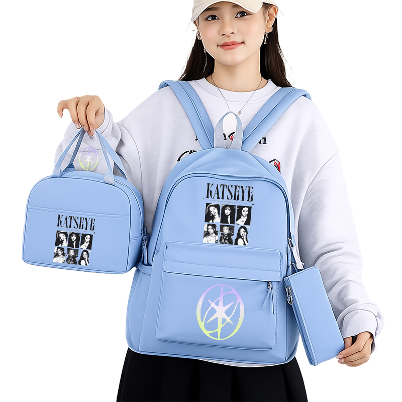 Phone Accessories For Teens - Katseye Printed 3 in 1 Backpack