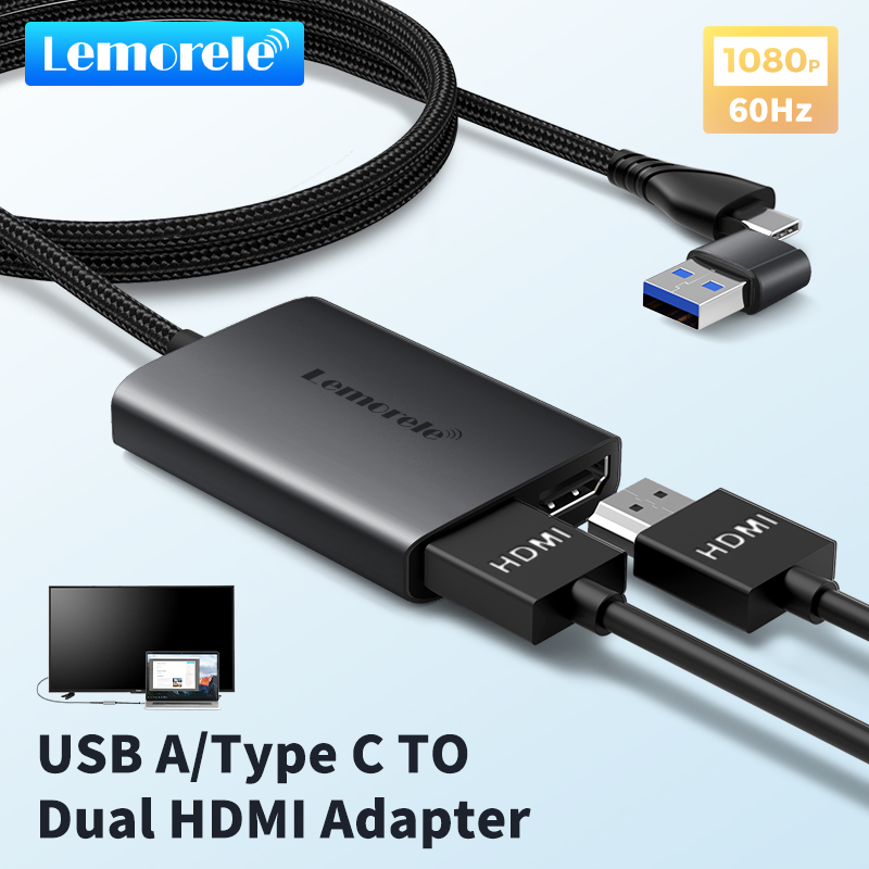 Hdmi Phone Adapter - Lemorele Dual HDMI Adapter 4K Type