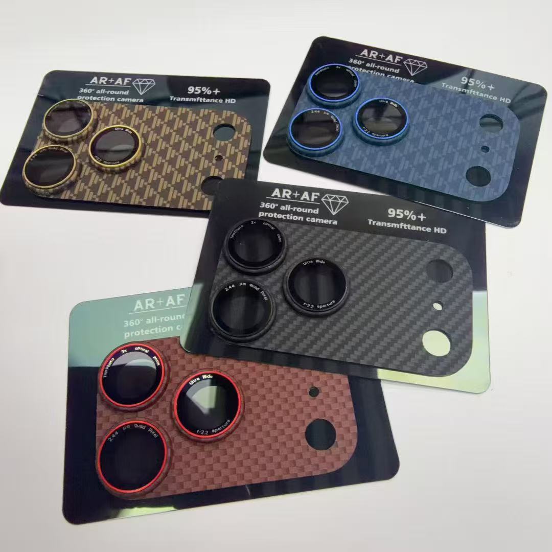 Quality Phone Accessories - Kevlar Carbon Fiber Full Camera Lens