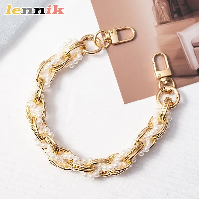 Phone Accessories Ideas - DIY Pearl Phone Strap, Handmade Woven