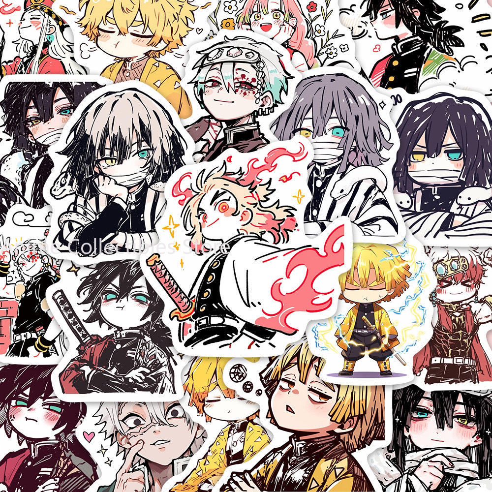 Phone Accessories Demon Slayer - 55PCS Demon Slayer Kamado Tanjirou Anime