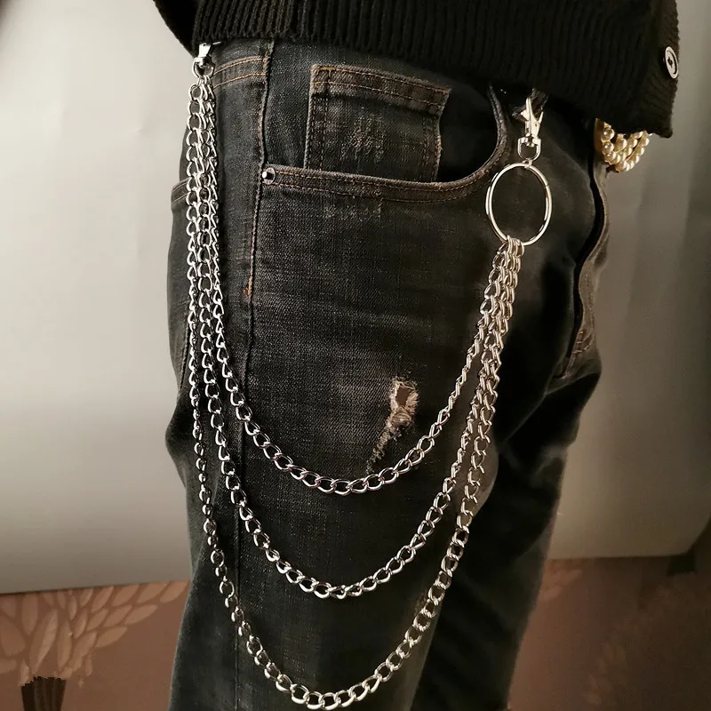 Phone Accessories Hooks - Layer Metal Belt Chain Punk Hook