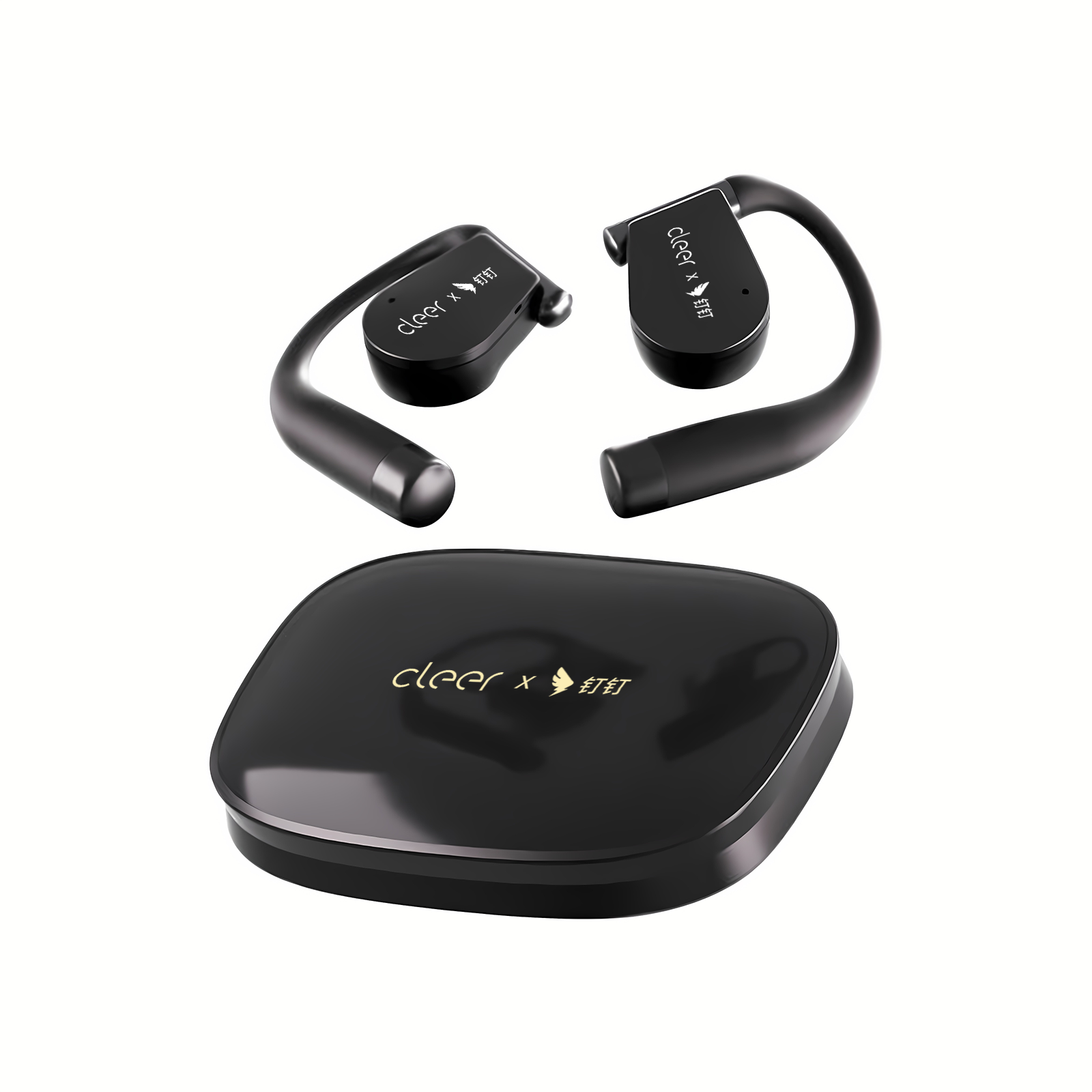 Wireless Earbuds Case - DingTalk H1 AI Earbuds, Open-Ear Recording&Real-Time