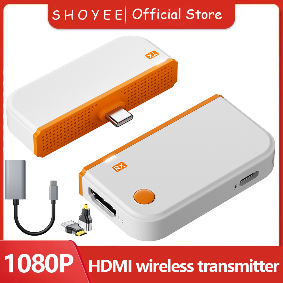 Hdmi Phone Adapter - 50M Type C HDMI-Compatible Wireless Video