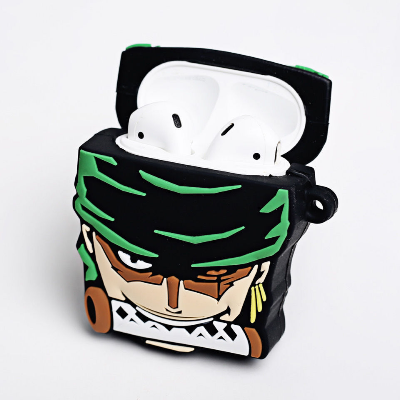 Wireless Earbuds Case - One Piece Zoro Silicone Earphone Case