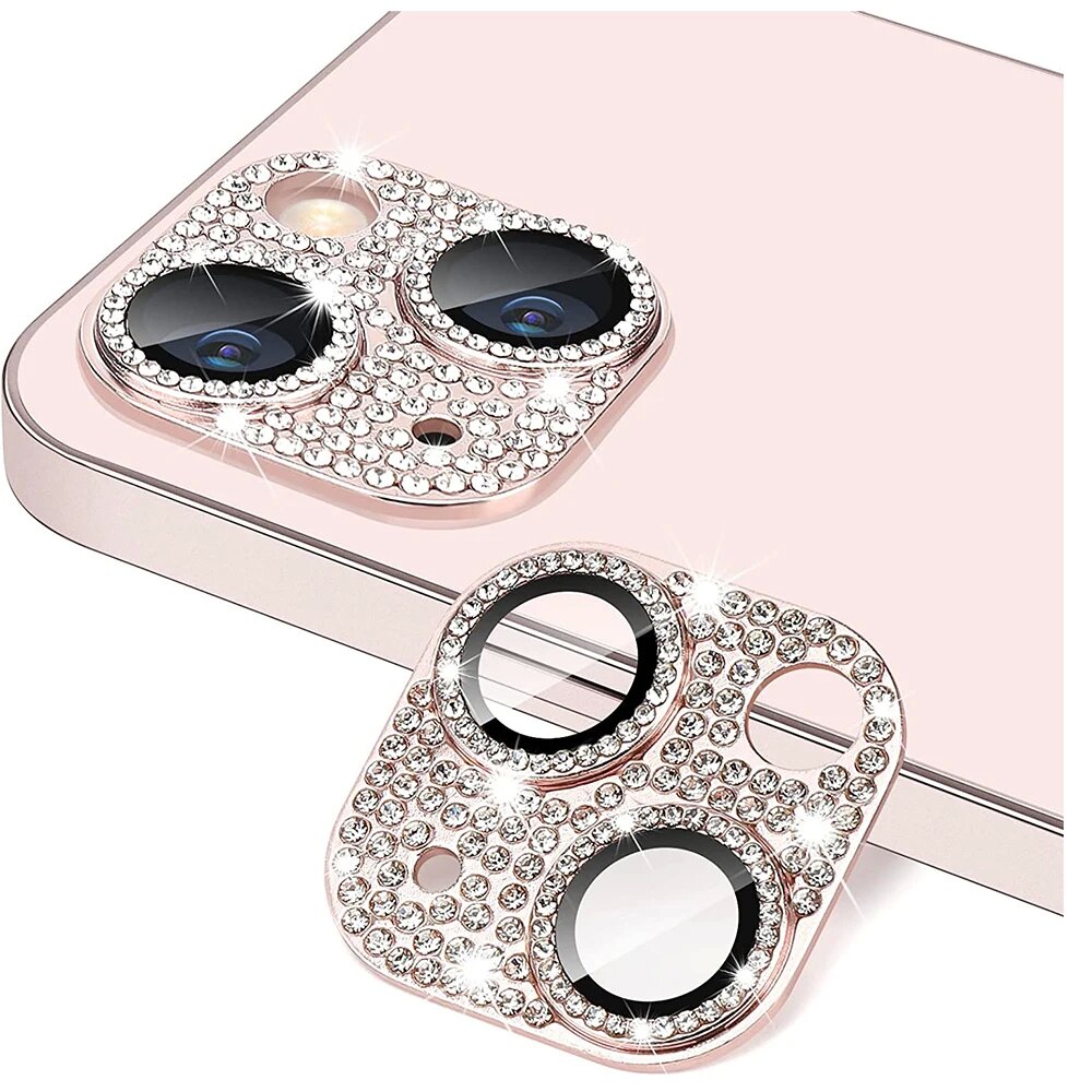 Quality Phone Accessories - Glitter Diamond Camera Lens Protector Case