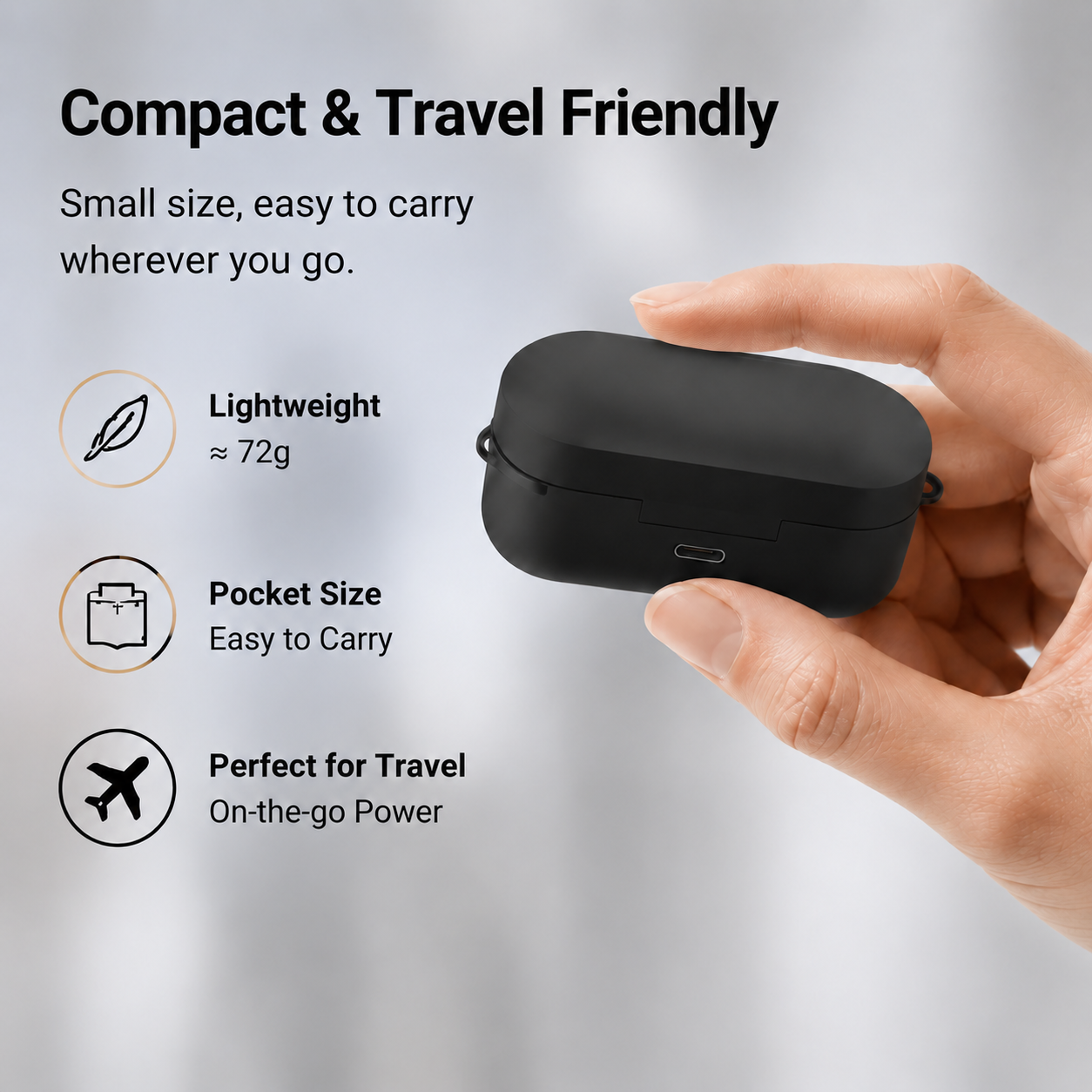 Wireless Earbuds Case - For Panasonic Technics AZ80 Earphone Wireless