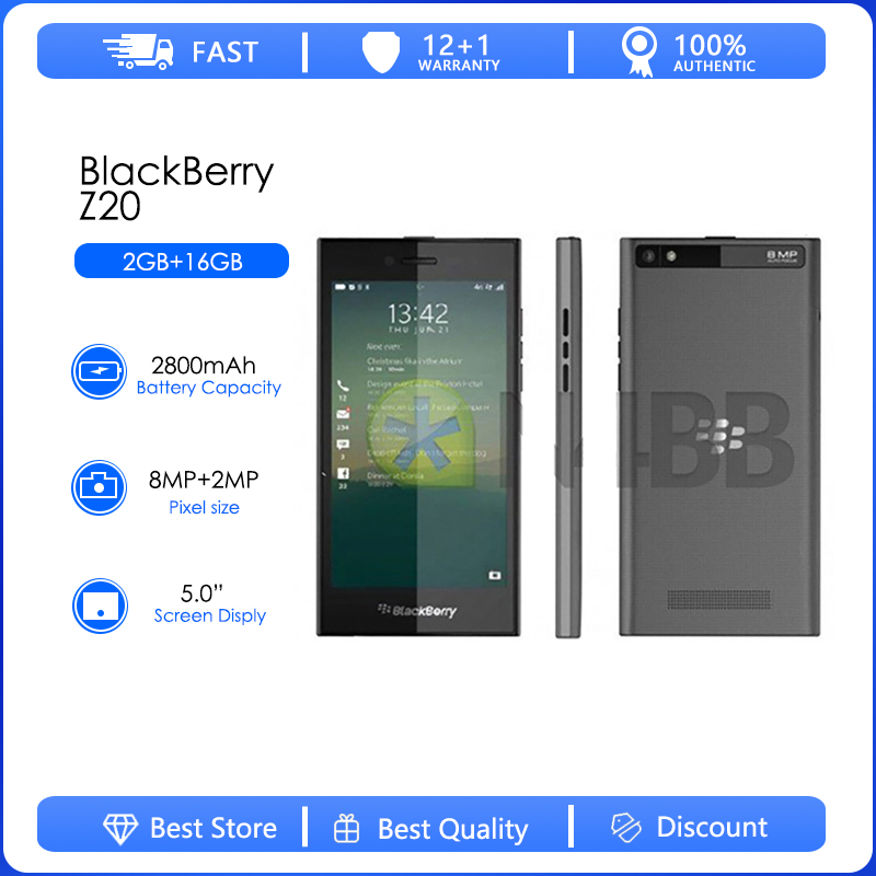 Phone Accessories Display - Blackberry Leap Z20 Refurbished-Original Dual Core