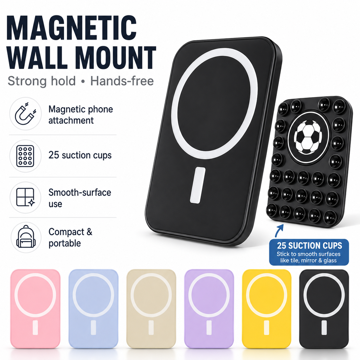Phone Accessories Hooks - Cute Soccer For Magnetic Phone Holder