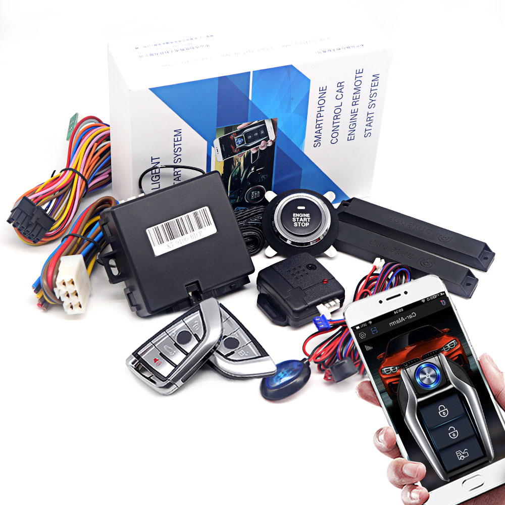 Phone Accessories For Your Car - Kirbin Car Alarm With Autostart Push
