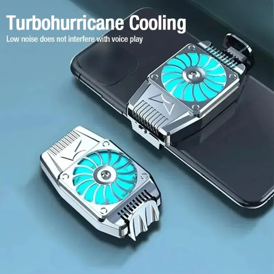 Phone Accessories Android - Portable Back Clip Cooling Mini Air-cooled