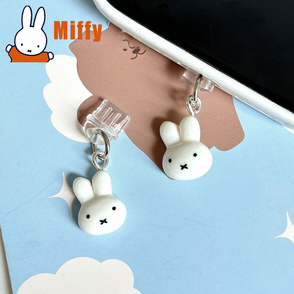 Phone Accessories Android - Kawaii Miffy Phone Charging Port Dust