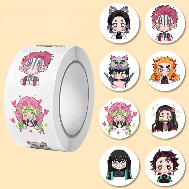 Phone Accessories Demon Slayer - 500pcs Cartoon version of Kimetsu no
