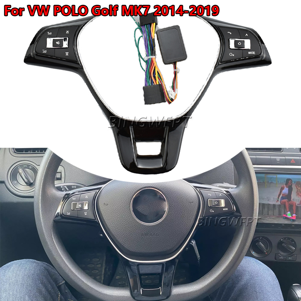 Quality Phone Accessories - Car LED Steering Wheel Button Multifunction