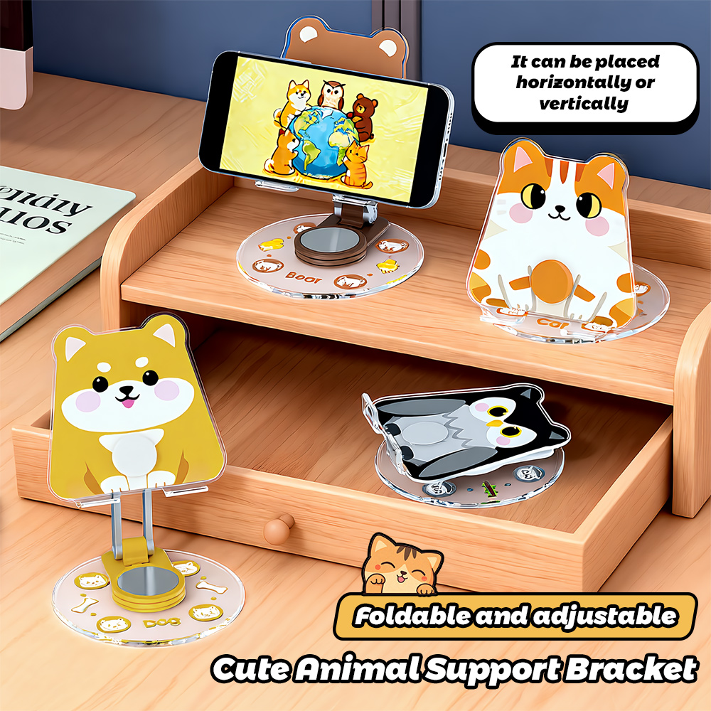 Cute Animal Phone Stand 360 Ro - огляд і ціна Phone Accessories For Teens