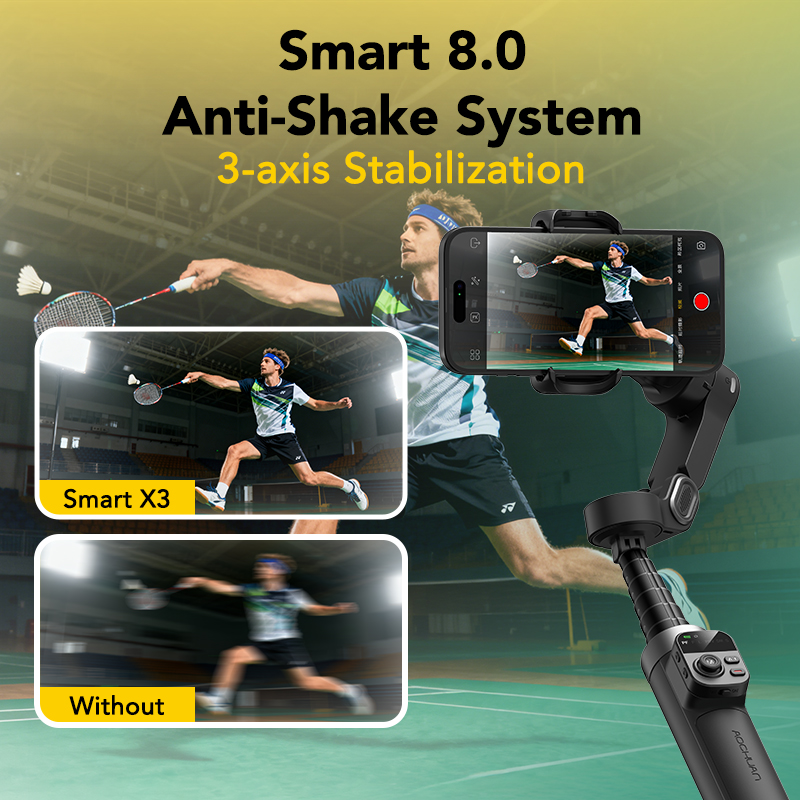 AOCHUAN Smart X3 360° Pan Rota - огляд і ціна Selfie Stick Tripod