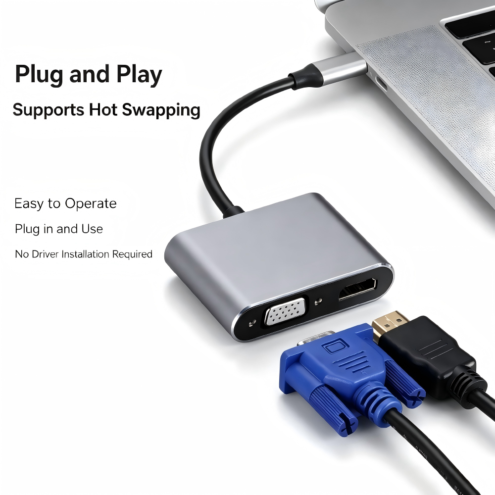 USB 3.0/TYPE-C to HDMI VGA Ada - огляд і ціна Hdmi Phone Adapter