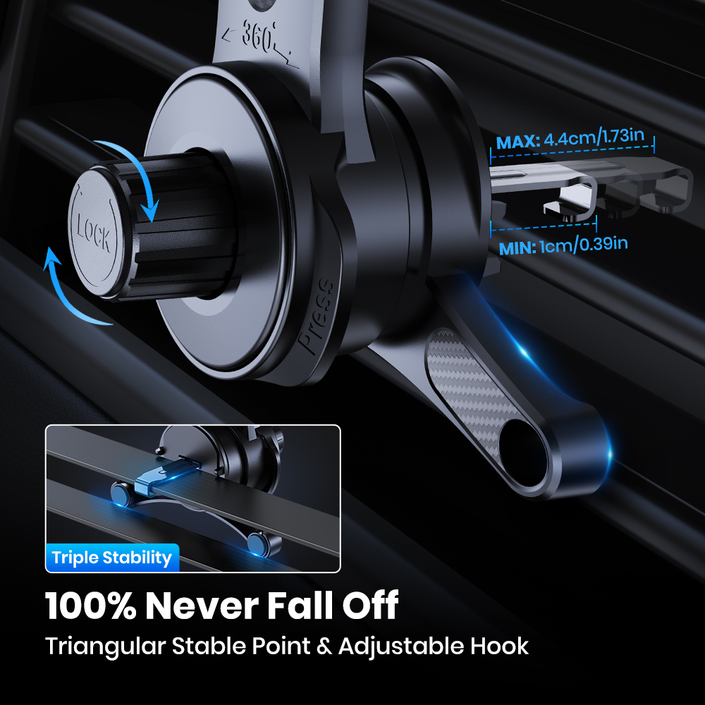 TOPK Car Phone Mount Holder, 3 - огляд і ціна Phone Accessories Hooks