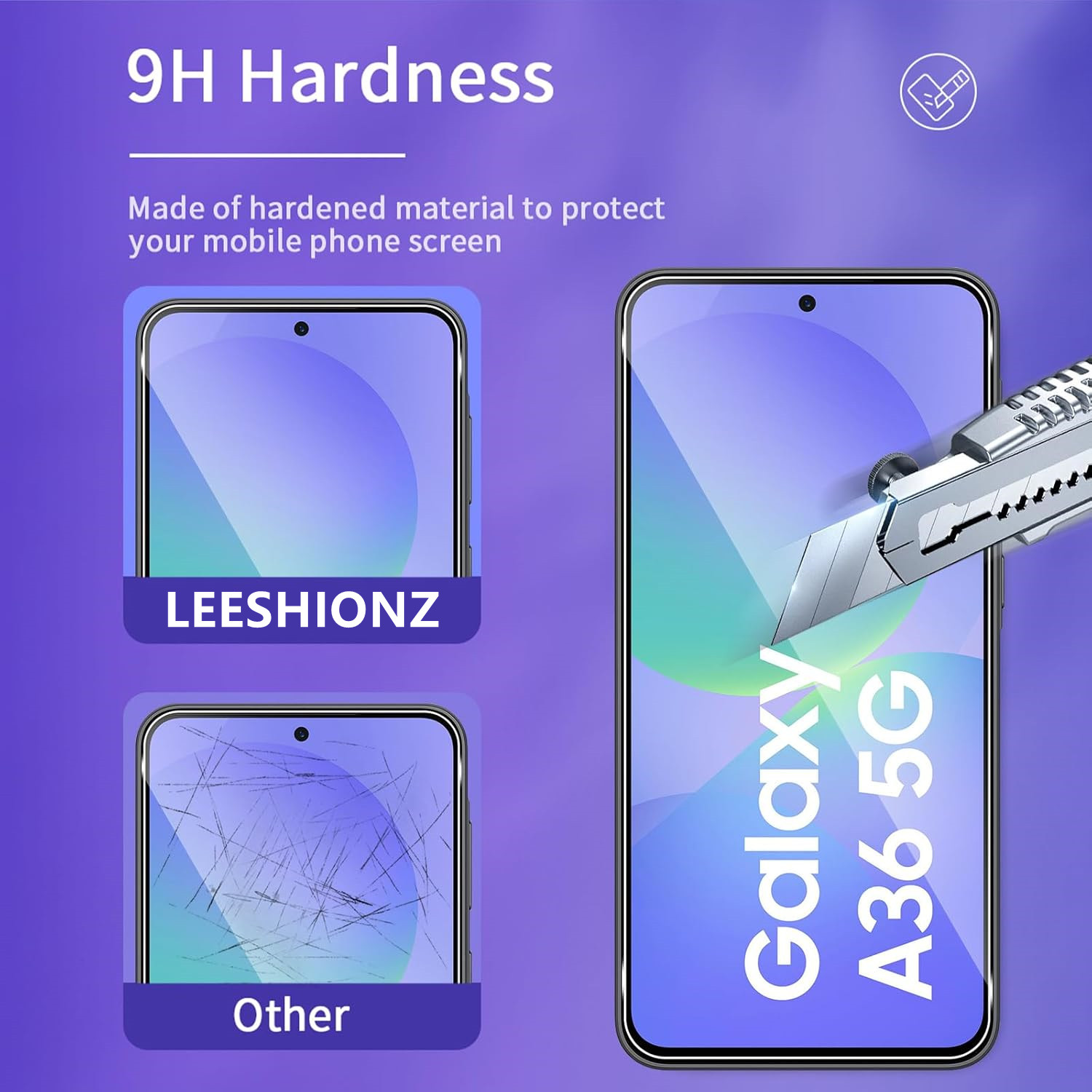 1/4 Pcs for Samsung A36 Temper - огляд і ціна Phone Accessories Display