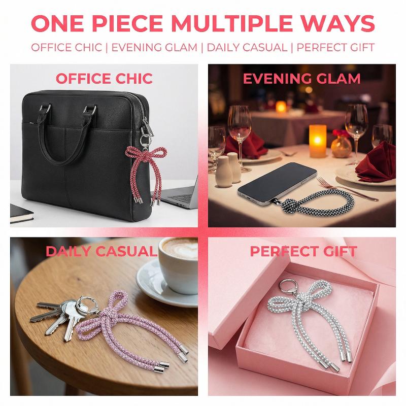 Crystal Butterfly Knot Pendant - огляд і ціна Phone Accessories Ideas