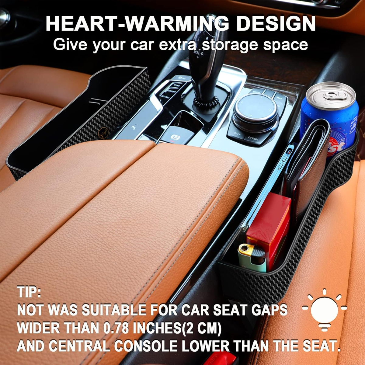 Car Seat Gap Storage Box, Mult - огляд і ціна Phone Accessories For Your Car