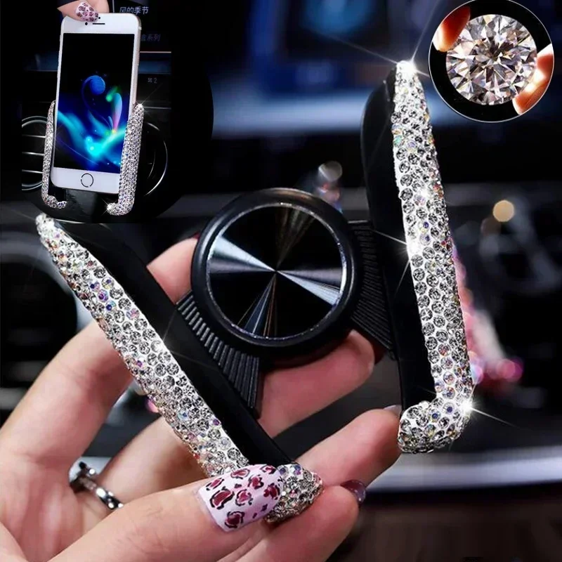 NEW Car Phone Holder Diamond C - огляд і ціна Phone Accessories For Your Car