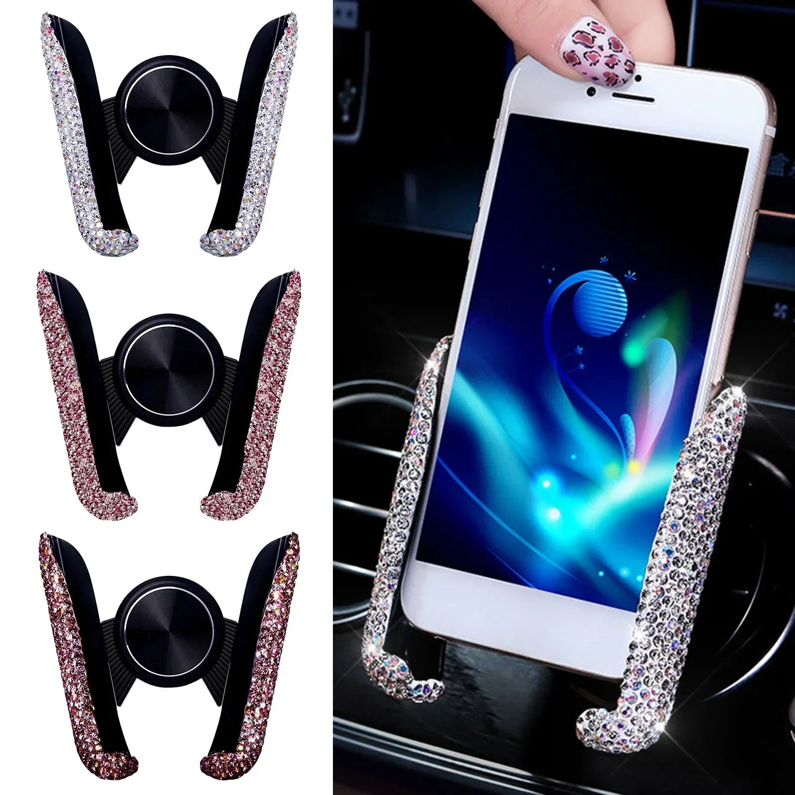 NEW Car Phone Holder Diamond C - огляд і ціна Phone Accessories For Your Car