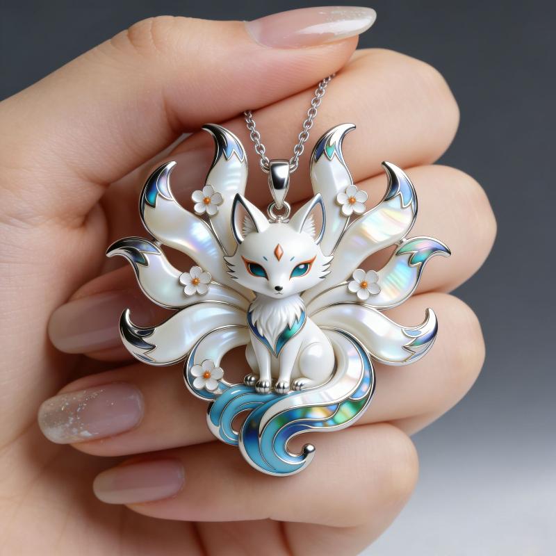 Nine Tailed Fox Enamel Pendant - огляд і ціна Phone Accessories For Teens