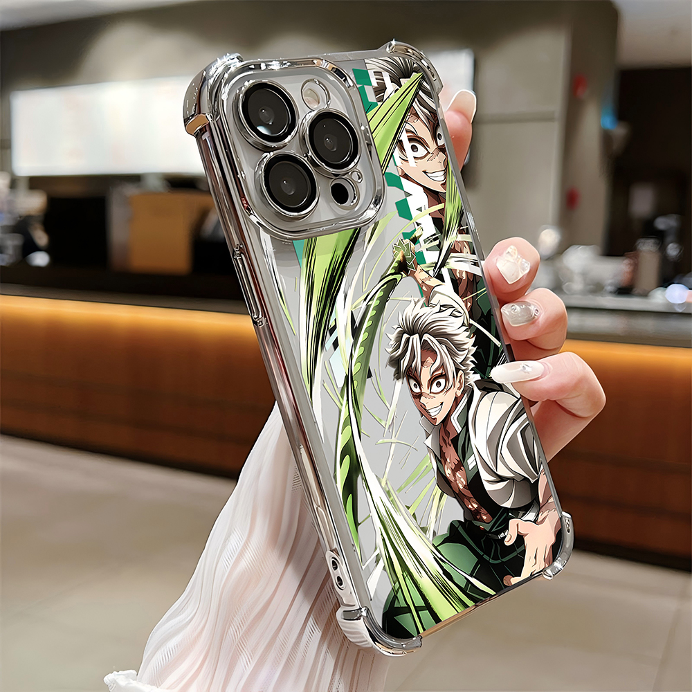 Plating Phone Case For Oppo A6 - огляд і ціна Phone Accessories Demon Slayer