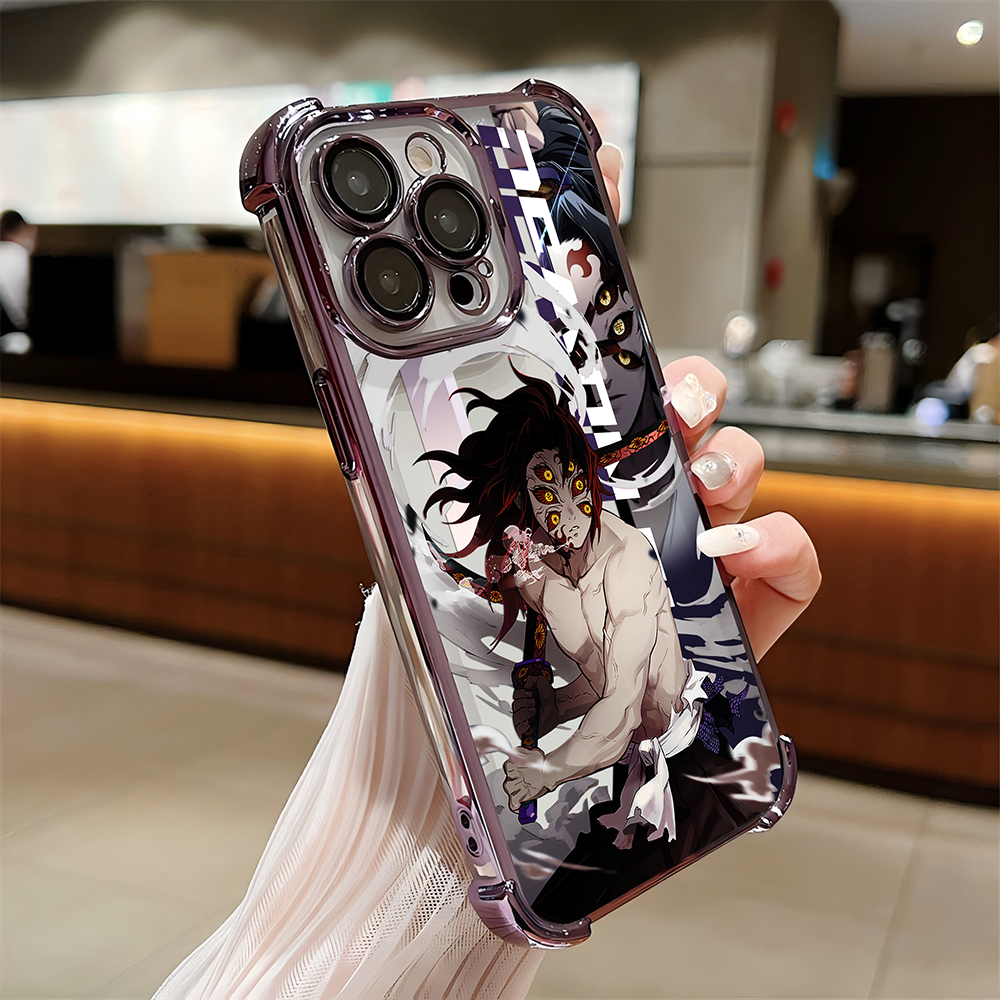 Plating Phone Case For Oppo A6 - огляд і ціна Phone Accessories Demon Slayer