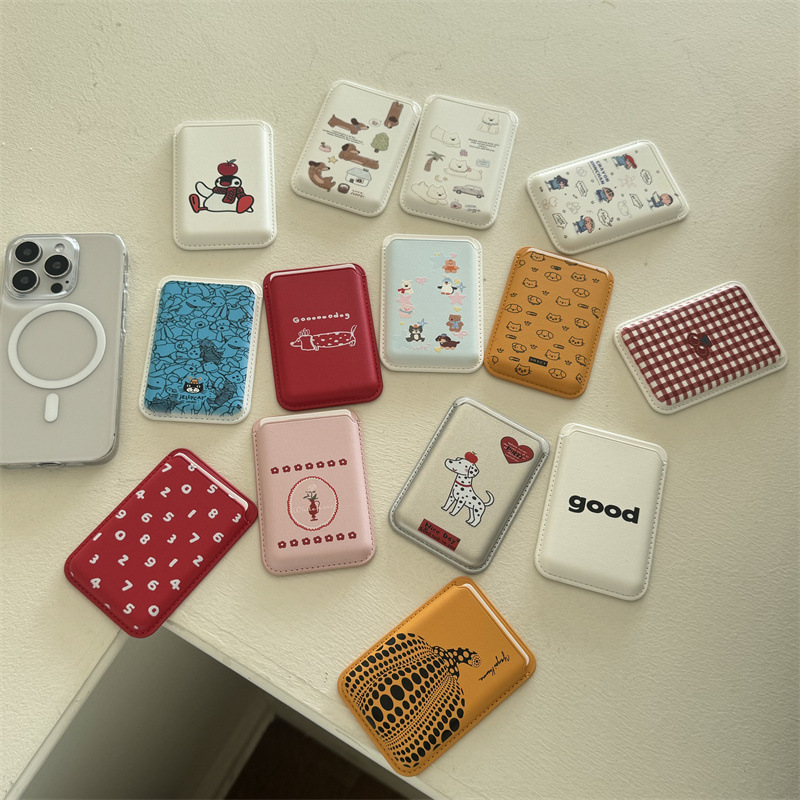 Cute Cartoon PU Leather Magnet - огляд і ціна Phone Accessories For Teens