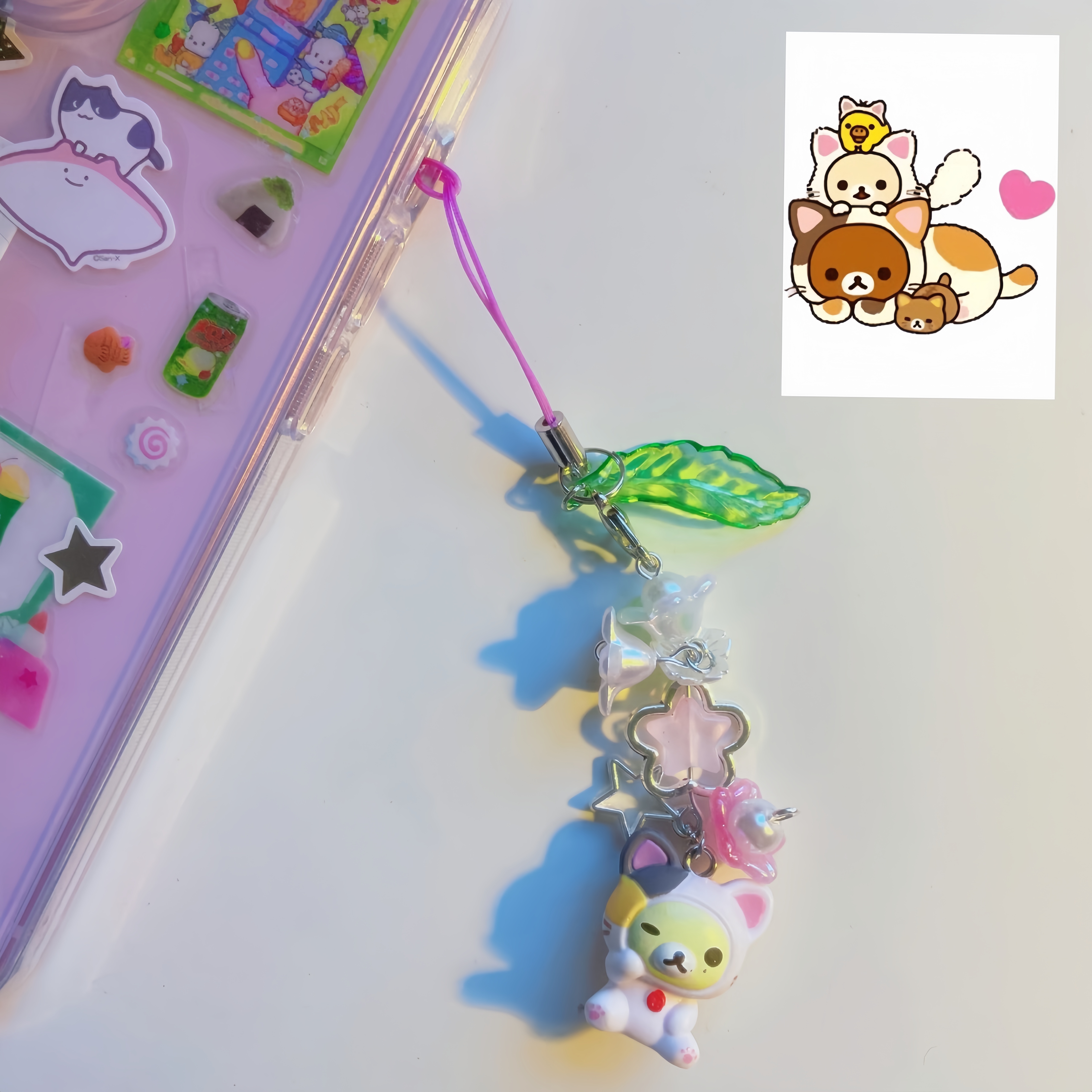 Rilakkuma Cat Phone Charms, Ad - огляд і ціна Phone Accessories Ideas