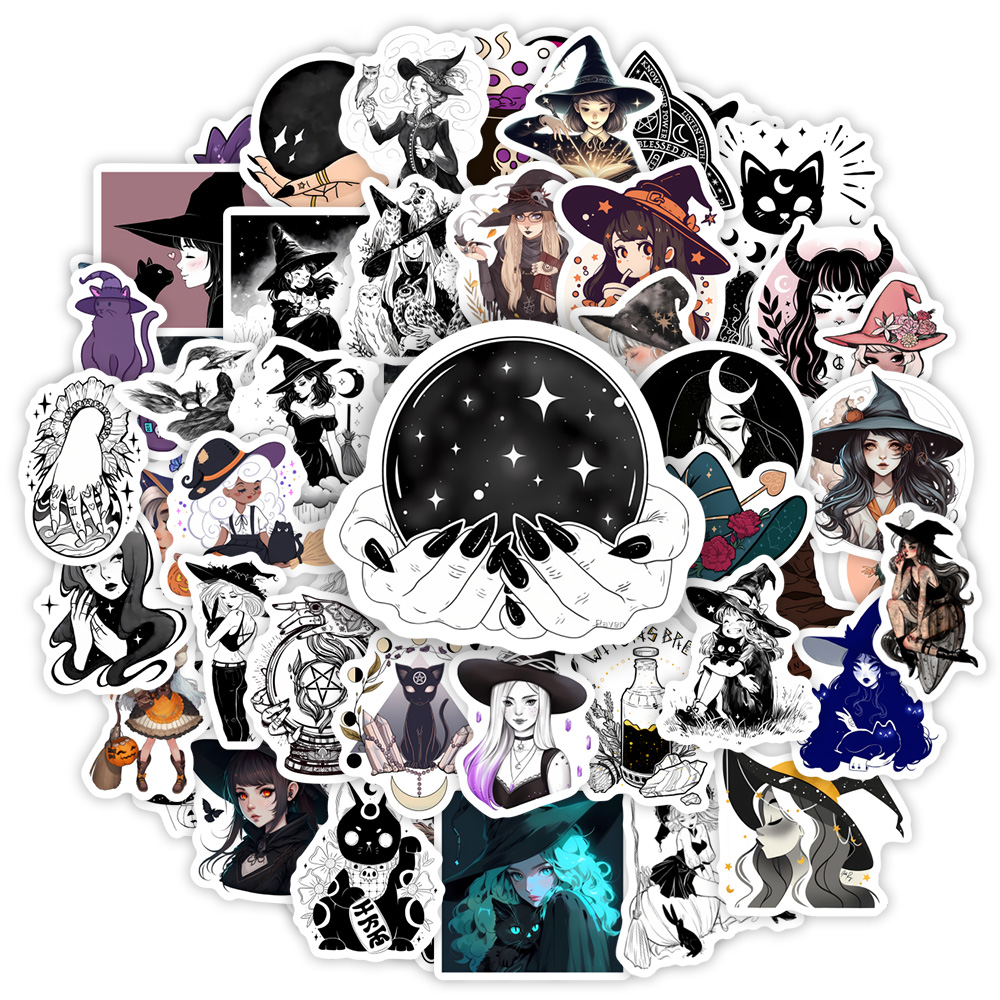 Gothic Witch Stickers DIY Kids - огляд і ціна Phone Accessories For Your Car