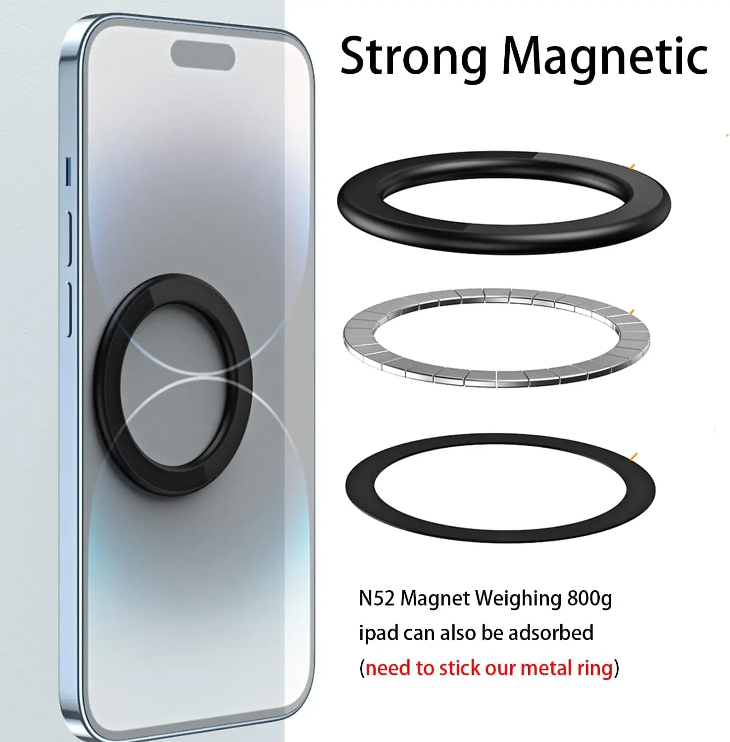 For MagSafe Magnetic Ring Hold - огляд і ціна Phone Accessories Hooks