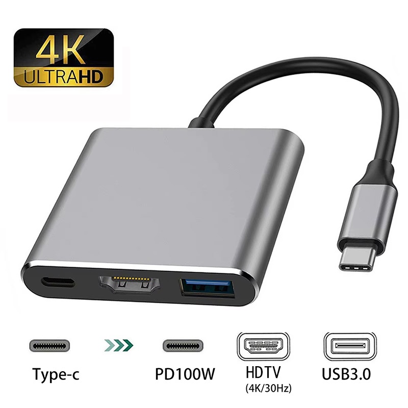 USB-C To HDMI-compatible 3 In  - огляд і ціна Hdmi Phone Adapter