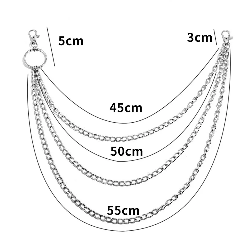 Layer Metal Belt Chain Punk Ho - огляд і ціна Phone Accessories Hooks