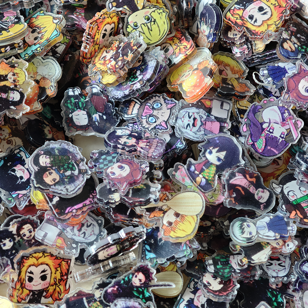 50pcs/set Demon Slayer Anime R - огляд і ціна Phone Accessories Demon Slayer