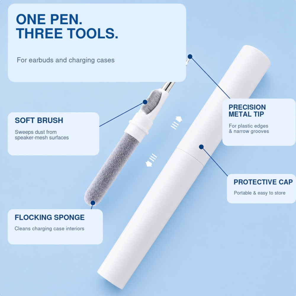 3-in-1 Earbud Cleaning Pen wit - огляд і ціна Wireless Earbuds Case