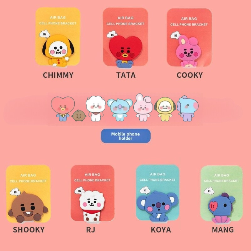 BT21cartoon cute silicone hand - огляд і ціна Phone Accessories Supplier