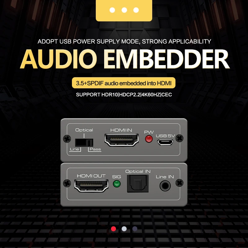 HDMI Audio Converter 4K 60Hz H - огляд і ціна Hdmi Phone Adapter