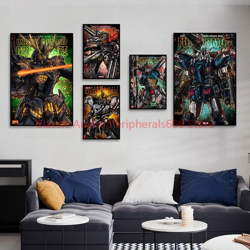 Retro Gundam Hanging Painting, - огляд і ціна Phone Accessories Supplier