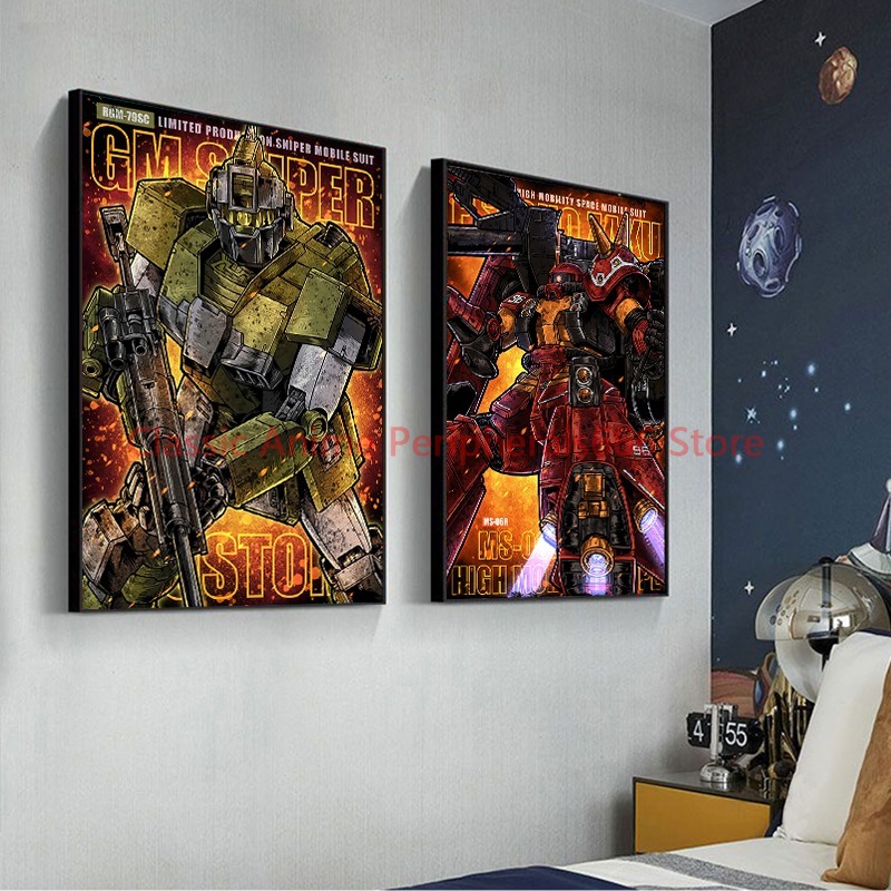 Retro Gundam Hanging Painting, - огляд і ціна Phone Accessories Supplier
