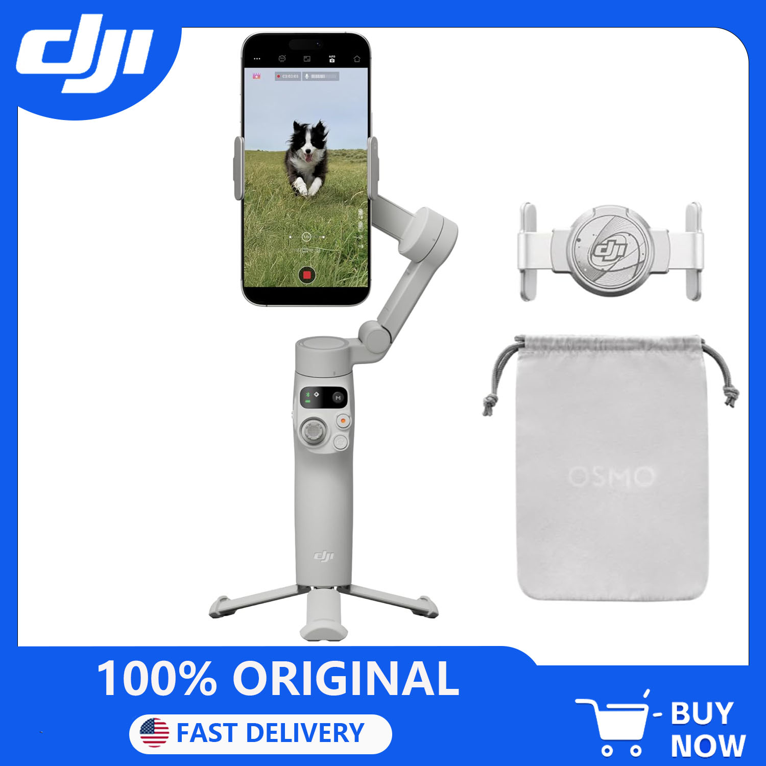DJI Osmo Mobile 7 Gimbal Stabi - огляд і ціна Selfie Stick Tripod