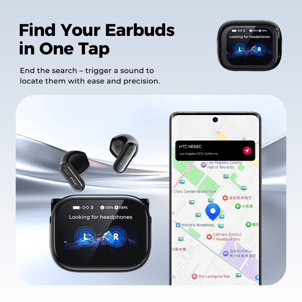 HTC NE68 Wireless Bluetooth He - огляд і ціна Wireless Earbuds Case