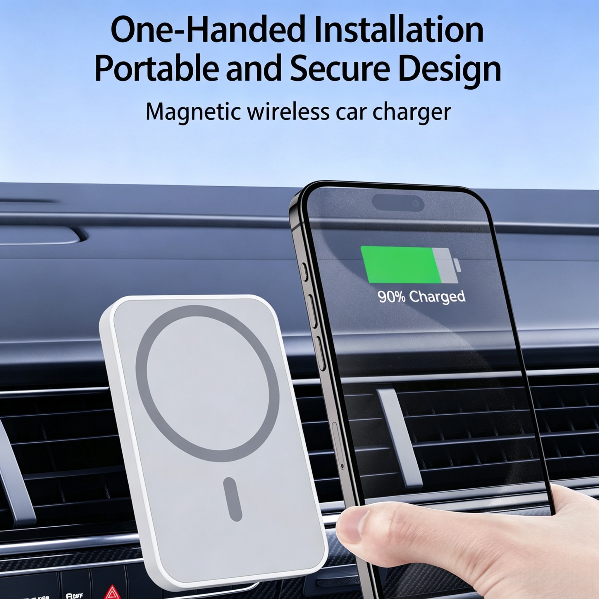 Magnetic Wireless Car Charger  - огляд і ціна Phone Accessories For Your Car