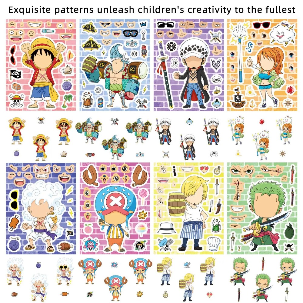 8/16/24Sheets One Piece Luffy  - огляд і ціна Phone Accessories Supplier